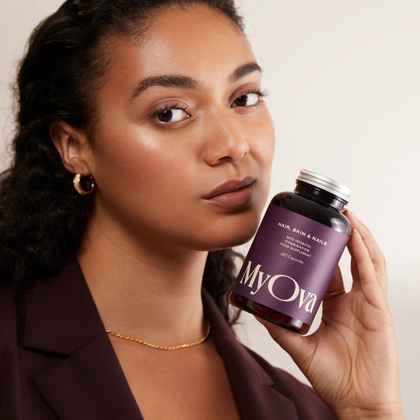 MyOva women's health and myo-inositol supplements for hormonal wellbeing, PCOS, fertility and preconception