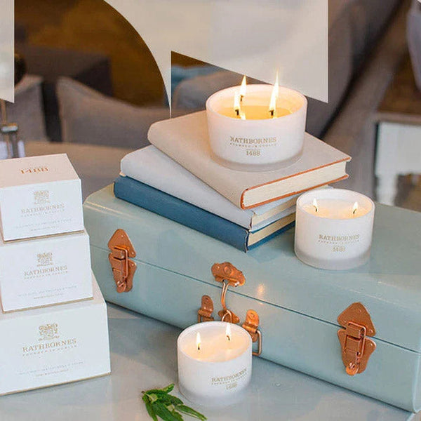 Rathbornes 1488 luxury scented candle and reed diffuser for elegant Irish home fragrance and premium gifting