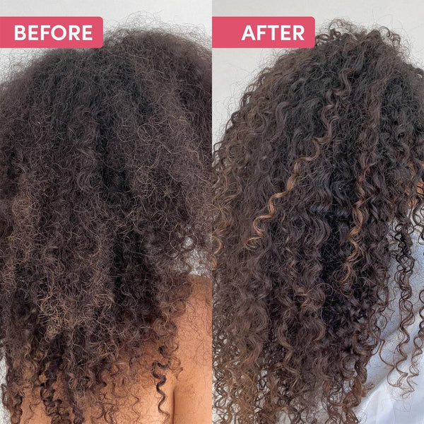 Coco & Eve Clarifying Detox Shampoo before and after