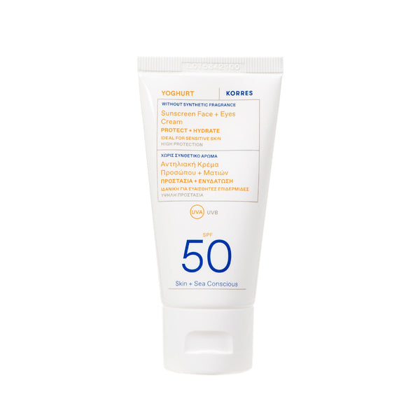 KORRES Yoghurt Unscented Face + Eyes Gel-Cream SPF50 40ml