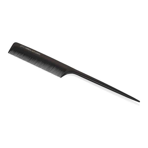 Black comb on a white background
