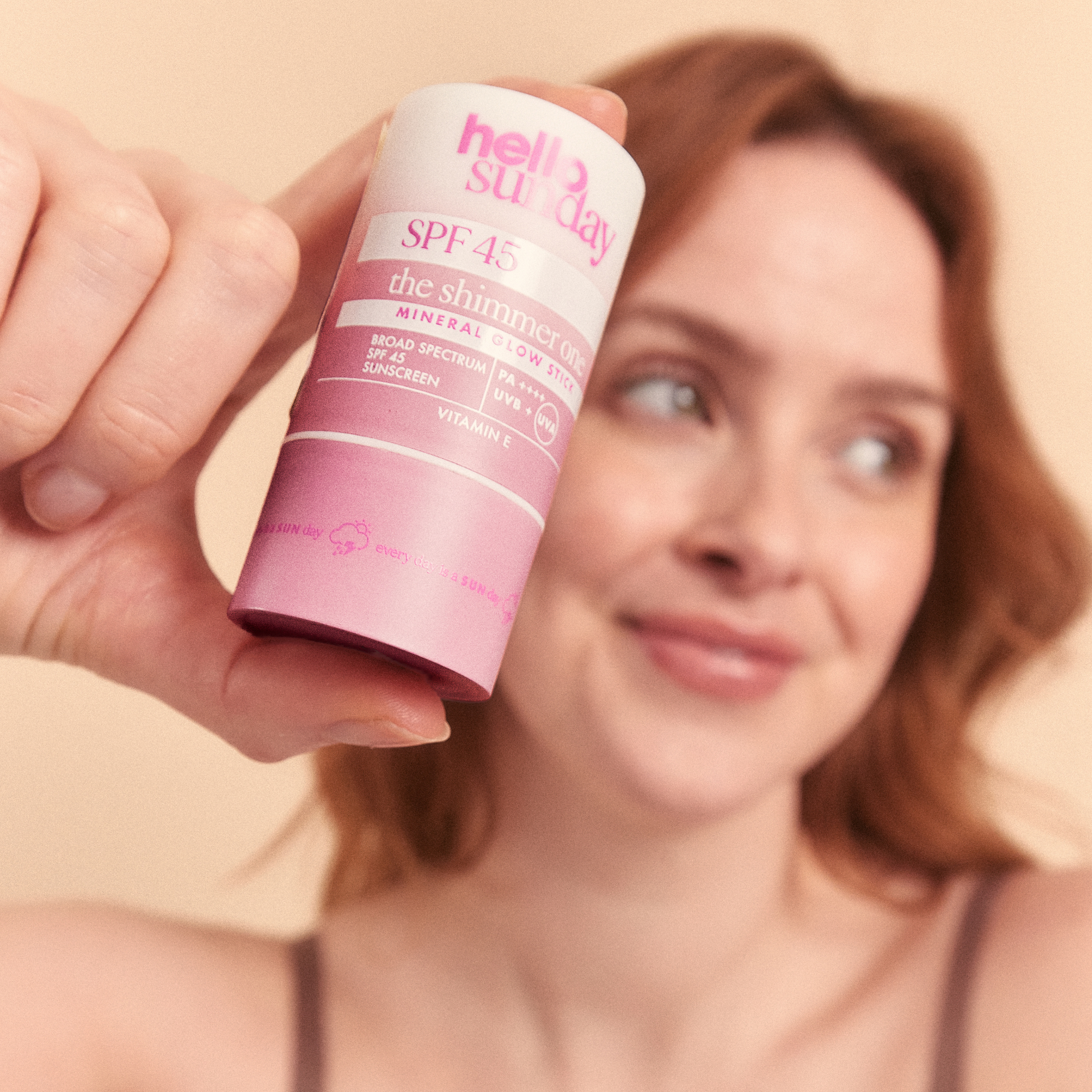 Hello Sunday The Shimmer One - Mineral Glow Stick SPF45 | Face the