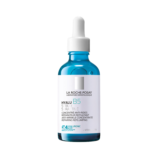 La Roche-Posay Hyalu B5 serum bottle on a white background