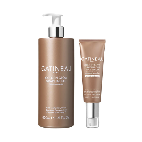 Gatineau Golden Glow Face & Body Duo 450ml - Medium/Dark