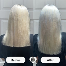 Hairburst Healthy Hair Vitamins before and after