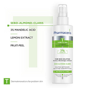 Pharmaceris T - Sebo-Almond-Claris Bacteriostatic Solution CLEARANCE