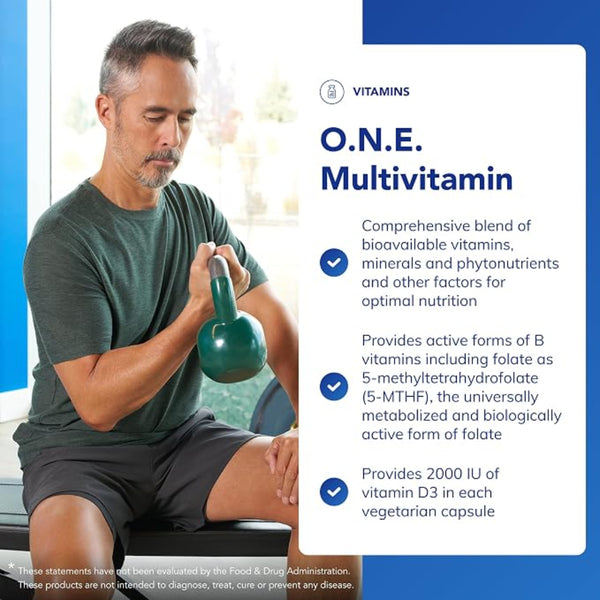 Pure Encapsulations ONE Multivitamin 60 Capsules