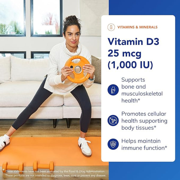 Pure Encapsulations Vitamin D3 1000IU 120 Capsules
