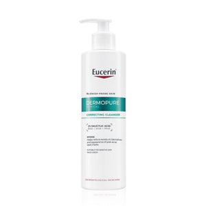 Eucerin Dermopure Correcting Cleanser bottle on a white background