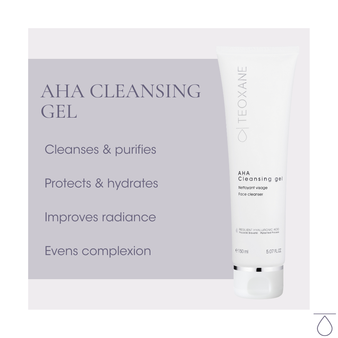 Teoxane AHA Cleansing Gel – Reinigungsgel Mit Glykolsäure & RHA Für Porentiefe Reinigung