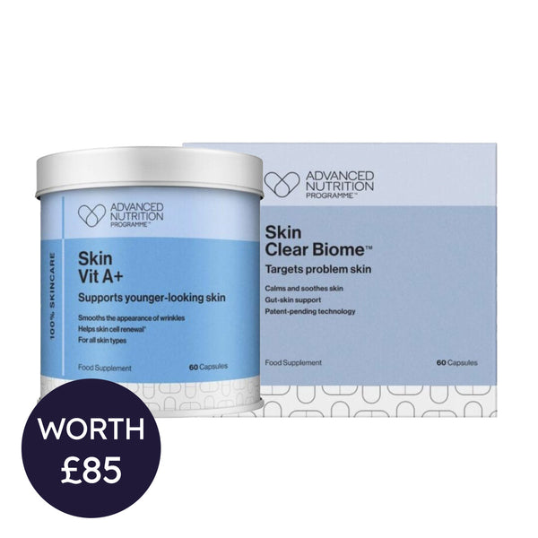 Advanced Nutrition Programme Skin Vit A+ & Clear Biome 60 Day