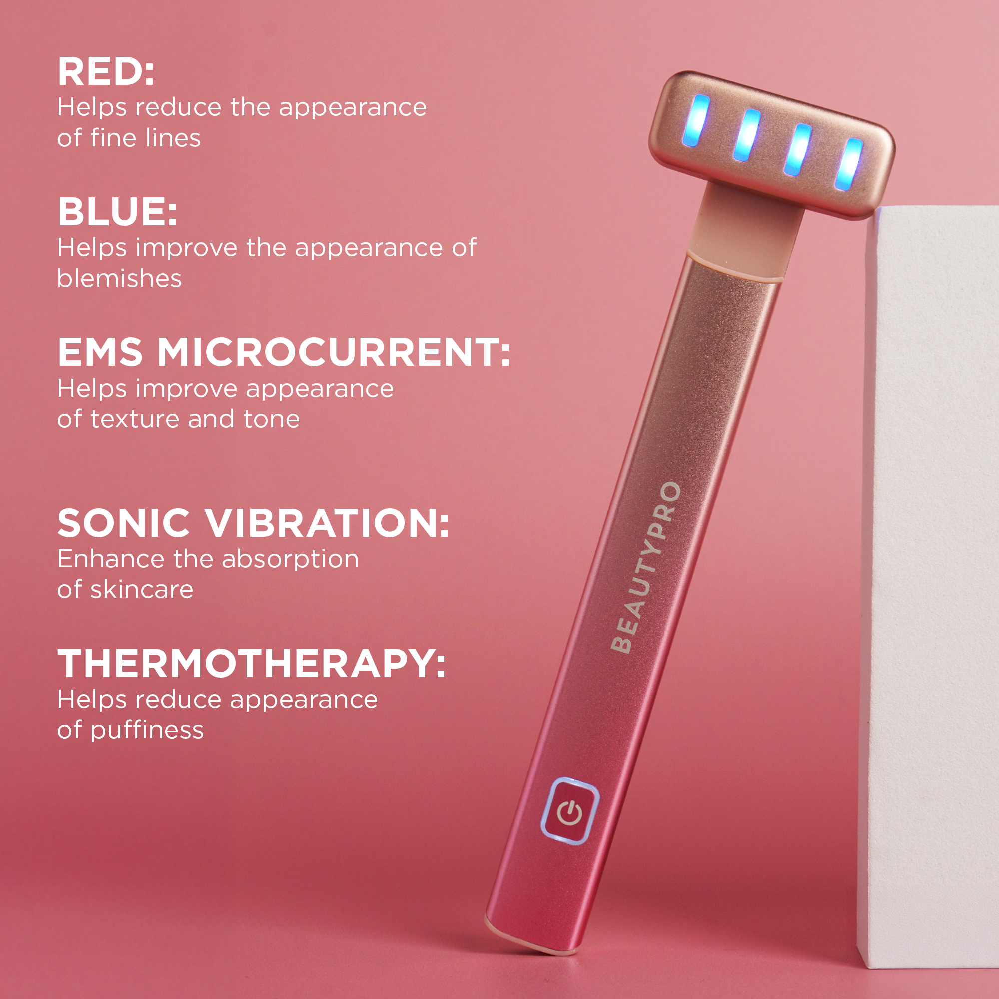 BEAUTYPRO Led Wand 5 In 1 Anti-Ageing Device Buy Online Today