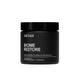 Black jar labeled 'BIOME RESTORE' by ARTAH on a white background with two certification logos above it.