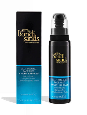 Bondi Sands Self Tanning Face Mist 1 Hour Express bottle and packaging 