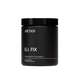 Black container labeled 'ARTAH G.I. FIX' on a light gray background