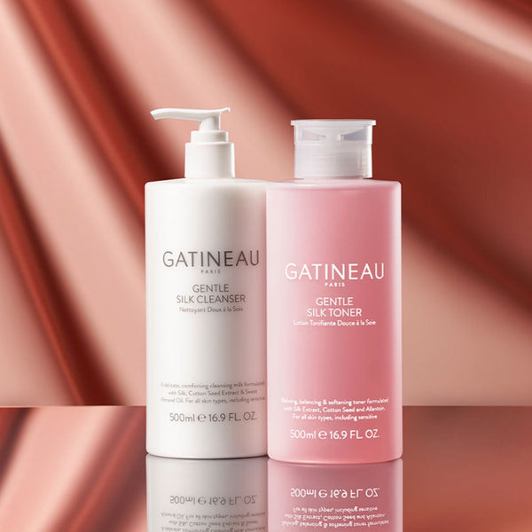 Gatineau Gentle Silk Cleanser and Toner Duo 500ml (Worth £90)