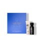 Skincare product set with a blue box labeled 'Alleges of Skin' on a green background