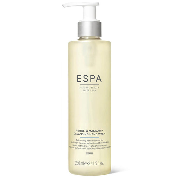 Espa Neroli & Mandarin Cleansing Hand Wash bottle on a white background