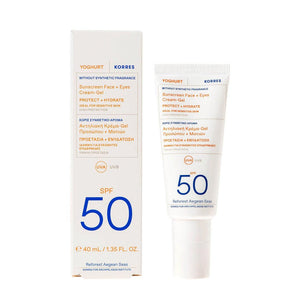 KORRES Yoghurt Unscented Face + Eyes Gel-Cream SPF50 40ml