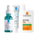 La Roche-Posay Breakout-Fighting & Post-Acne Mark Set: Effaclar Serum, Duo+M Anti Blemish Corrective Care & SPF50+