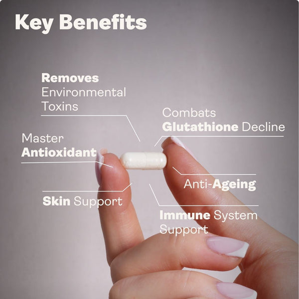 Youth & Earth Liposomal Glutathione 375mg 60 Capsules