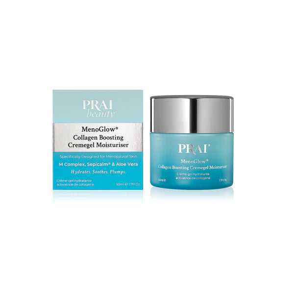 PRAI Beauty MenoGlow Collagen Boosting Crème Gel Moisturiser 50ml