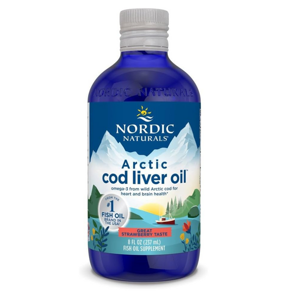 Nordic Naturals Arctic Cod Liver Oil, 1060mg Strawberry 237ml