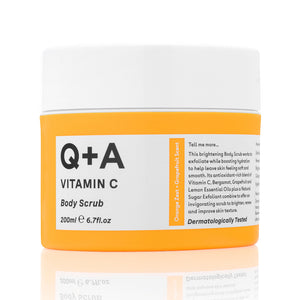 Q+A Vitamin C Body Scrub 200ml