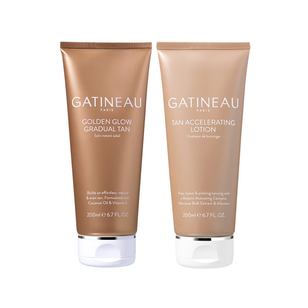 Gatineau Tan Accelerating Lotion and Golden Glow Gradual Tan Duo (Worth £74)