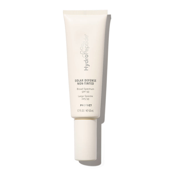 Tube of HydroPeptide Solar Defense on a white background