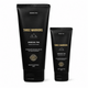 Two black squeeze tubes of Three Warriors Gradual Tan, one larger 500g tube and one smaller 200g tube, with gold lettering and logo, on a white background.