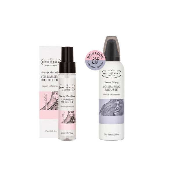 Percy & Reed Volumising Mousse & Volumising No Oil Oil Duo (Worth £48)