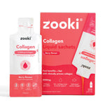 Zooki Marine Collagen 5,000mg, Berry Flavour - 30x15ml sachets