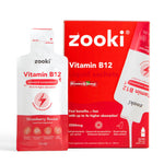 Zooki Liposomal Vitamin B12 2500mcg Strawberry - 14x10ml sachets
