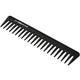 Black comb with 'ghd' branding on a white background