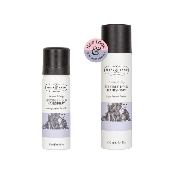 Percy & Reed Session Styling Flexible Hold Hairspray 250ml & 50ml Duo (Worth £34)