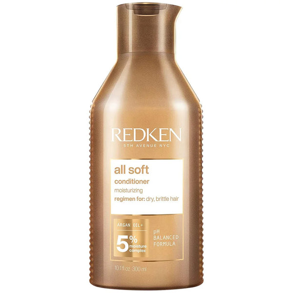 Redken All Soft Conditioner for Dry Hair, with Argan Oil for Softness and Shine 300ml