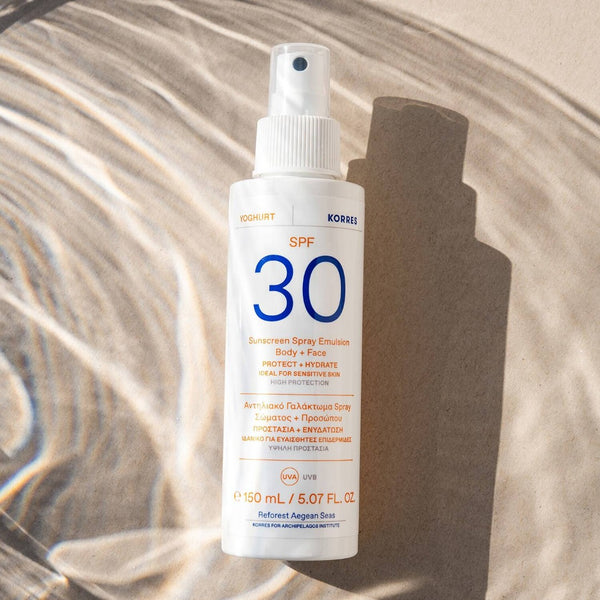 KORRES Yoghurt Spray Emulsion Body + Face SPF30 150ml