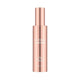 A sleek, metallic rose gold cosmetic bottle with a matching cylindrical cap, featuring the brand name 'FOREO' and product name 'EAR PIERCING' printed in white on the front, set against a solid off-white background.
