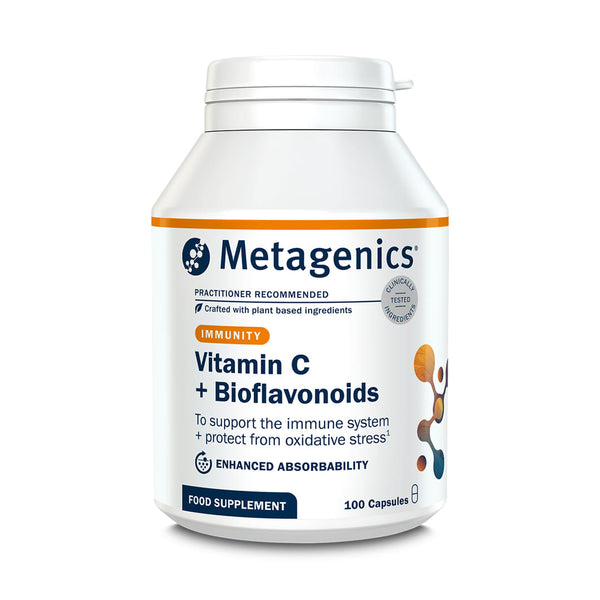 Metagenics Vitamin C + Bioflavonoids 100 Capsules