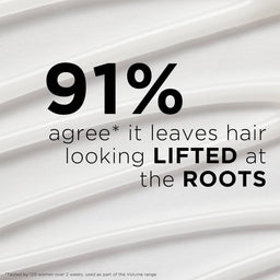 91% agree it leaves their hair looking lifted at the roots