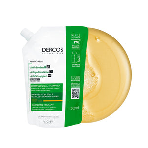 Vichy Dercos Anti-Dandruff Shampoo Refill for Dry Hair 500ml