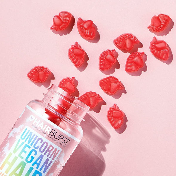 Hairburst Unicorn Vegan Hair Vitamins - 1 month supply