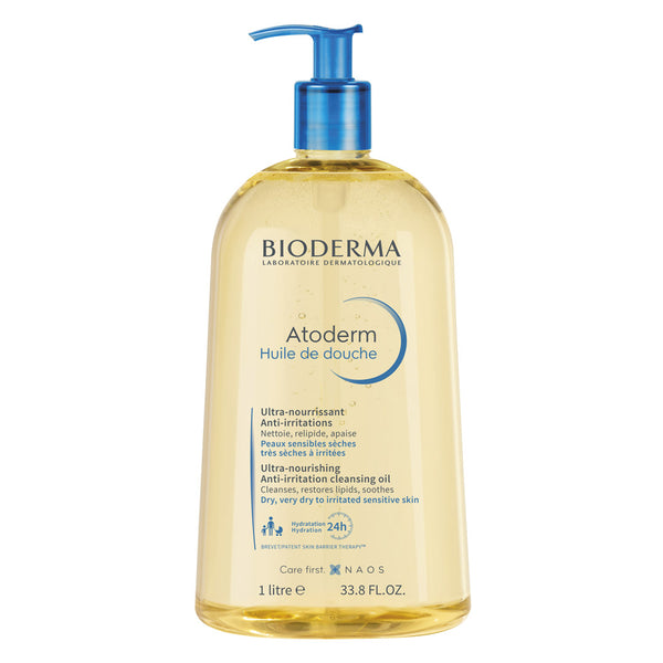 Bioderma Atoderm Cleansing Oil for Normal to Very Dry Skin 1L
