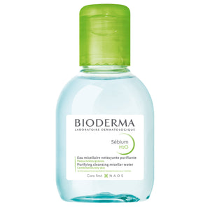 Bioderma Sébium H2O Micellar Water Purifying Cleansing Make-Up Remover for Combination to Oily Skin Small
