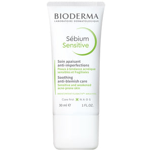 Bioderma Sébium Sensitive Soothing Moisturising Anti-Blemish Cream tube