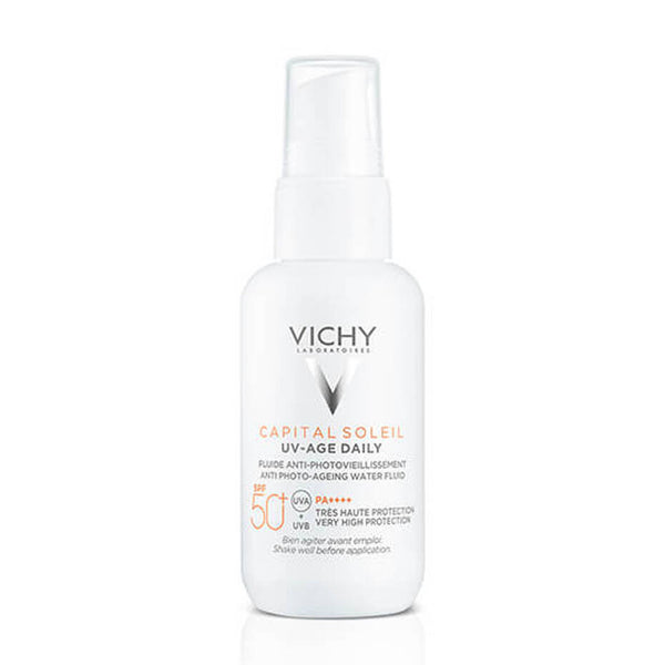 Vichy Capital Soleil Uv Age Daily Spf 50+ Invisible Sun Cream With Niacinamide 40ml