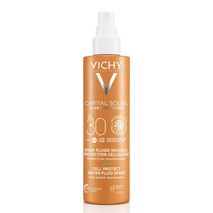 Vichy Capital Soleil Cell Protect Invisible High Uva+ Uvb Sun Protection Spray Spf 30 For All Skin Types 200ml