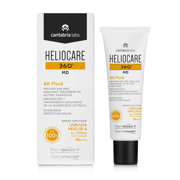 Heliocare 360 AK Fluid and packaging