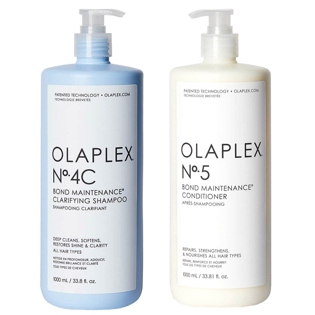 Olaplex No.4C Shampoo & No.5 Conditioner DUO 1 Litre | Face the Future
